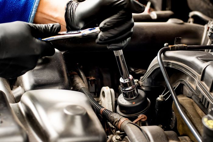 Changing Car Oil Filter — Adamstown, NSW — Adamstown Car Doctors