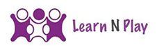 Purple logo with three stick figures holding hands, and 