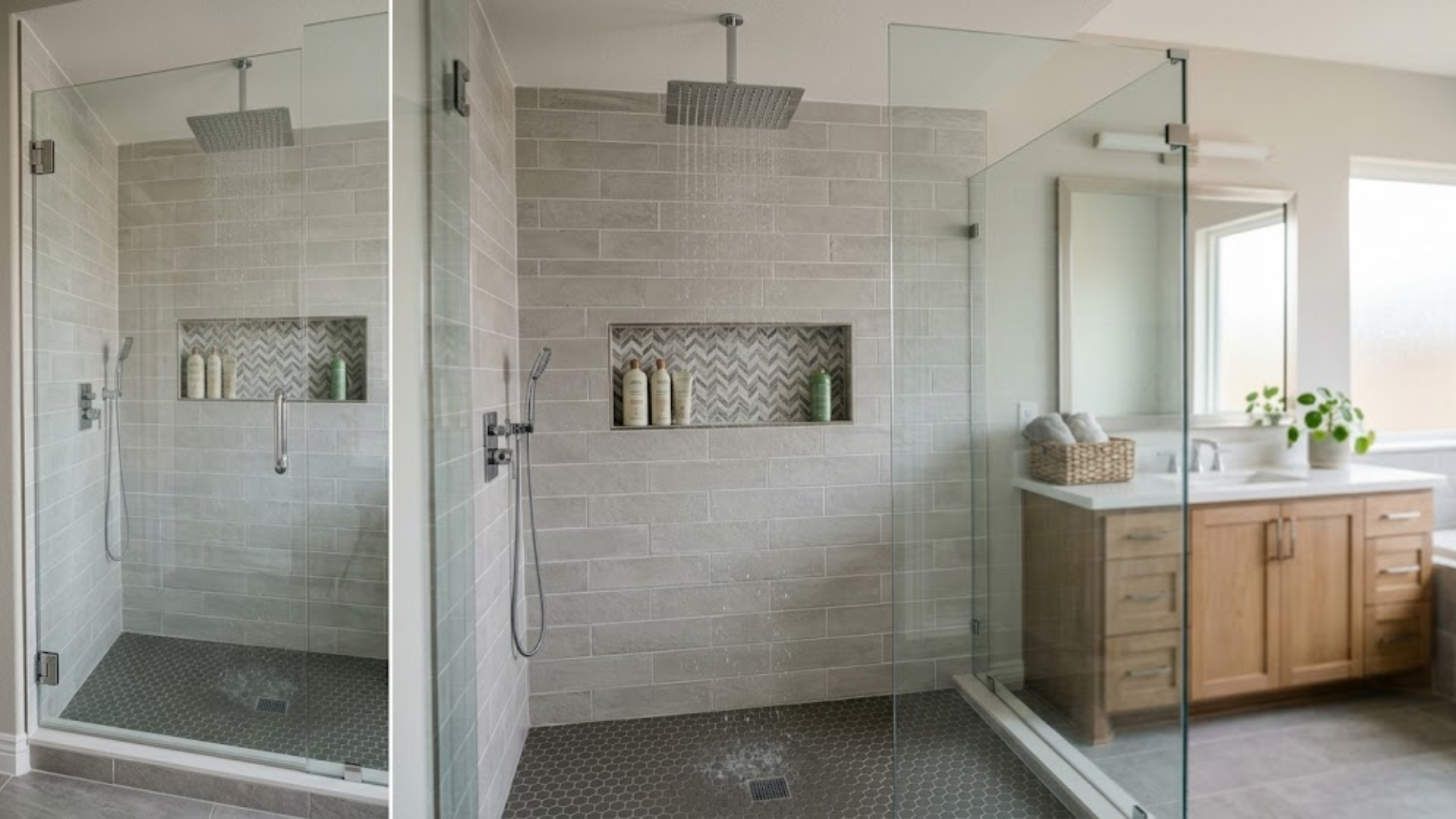 shower upgrade Conroe TX modern bathroom shower