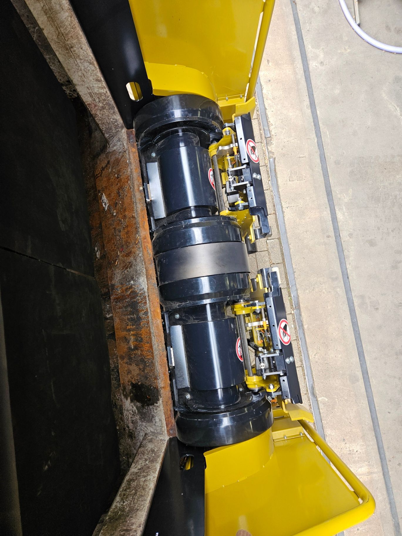 E-lifter view from cabin