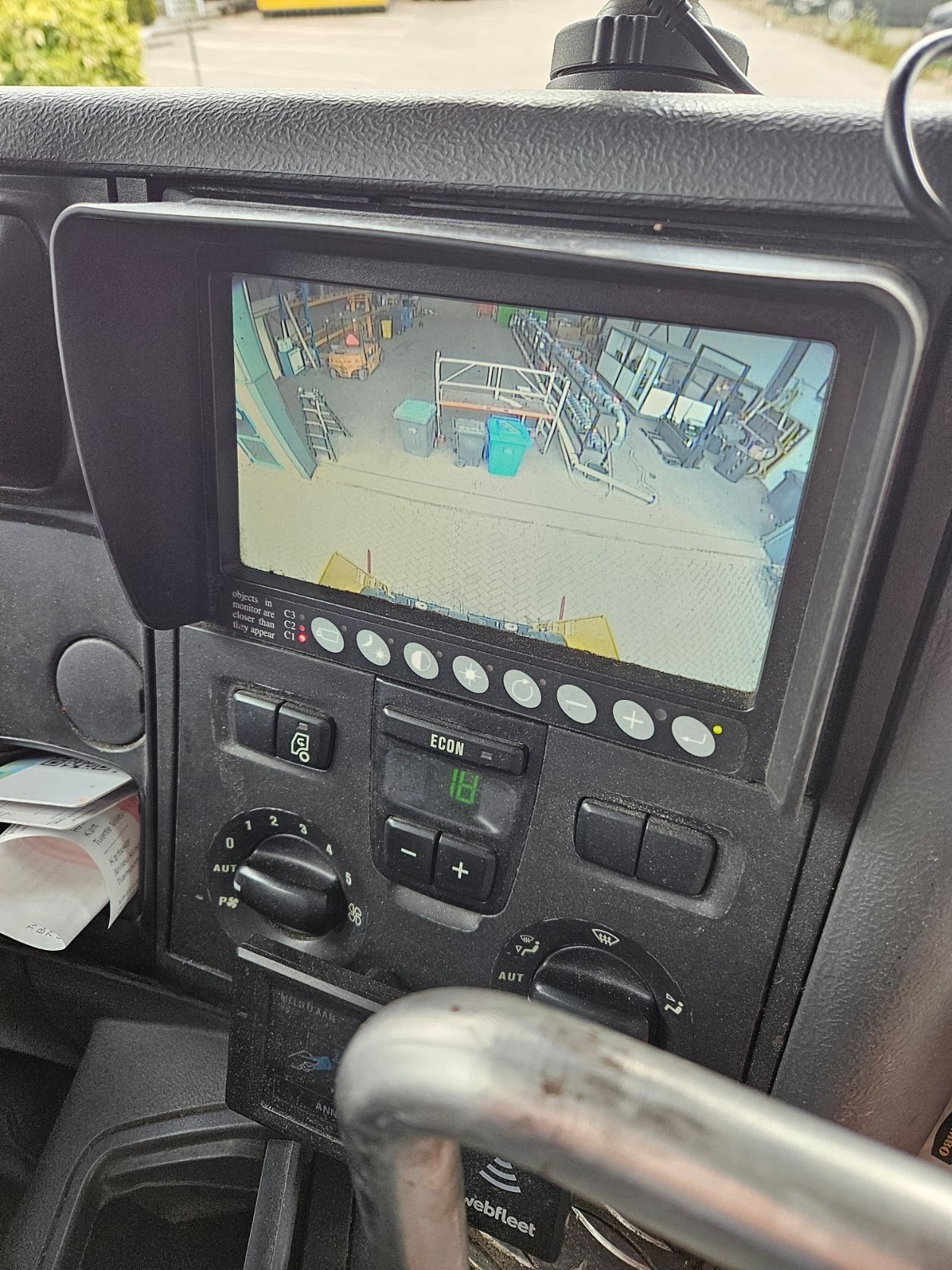 E-lifter view from cabin