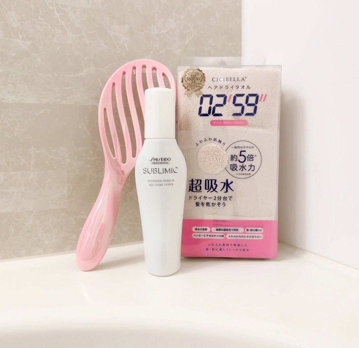 居家必備 日本2分59秒盒裝-呵護秀髮吸水快乾擦髮巾