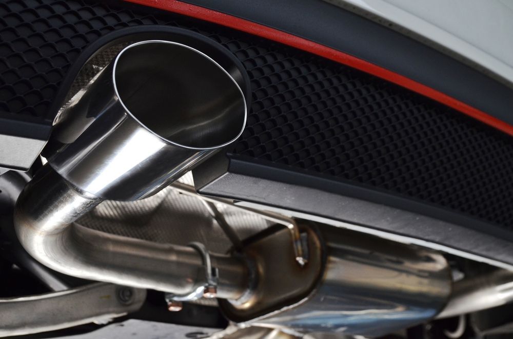 Chrome Exhaust Pipe on a Car — Coopers Auto Care in South Lismore, NSW