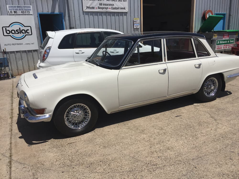 Old White Car — All Port Smash Repairs in Port Macquarie, NSW