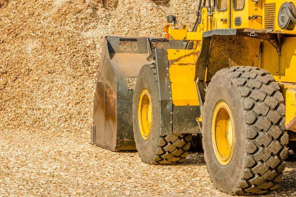 wood chips collection