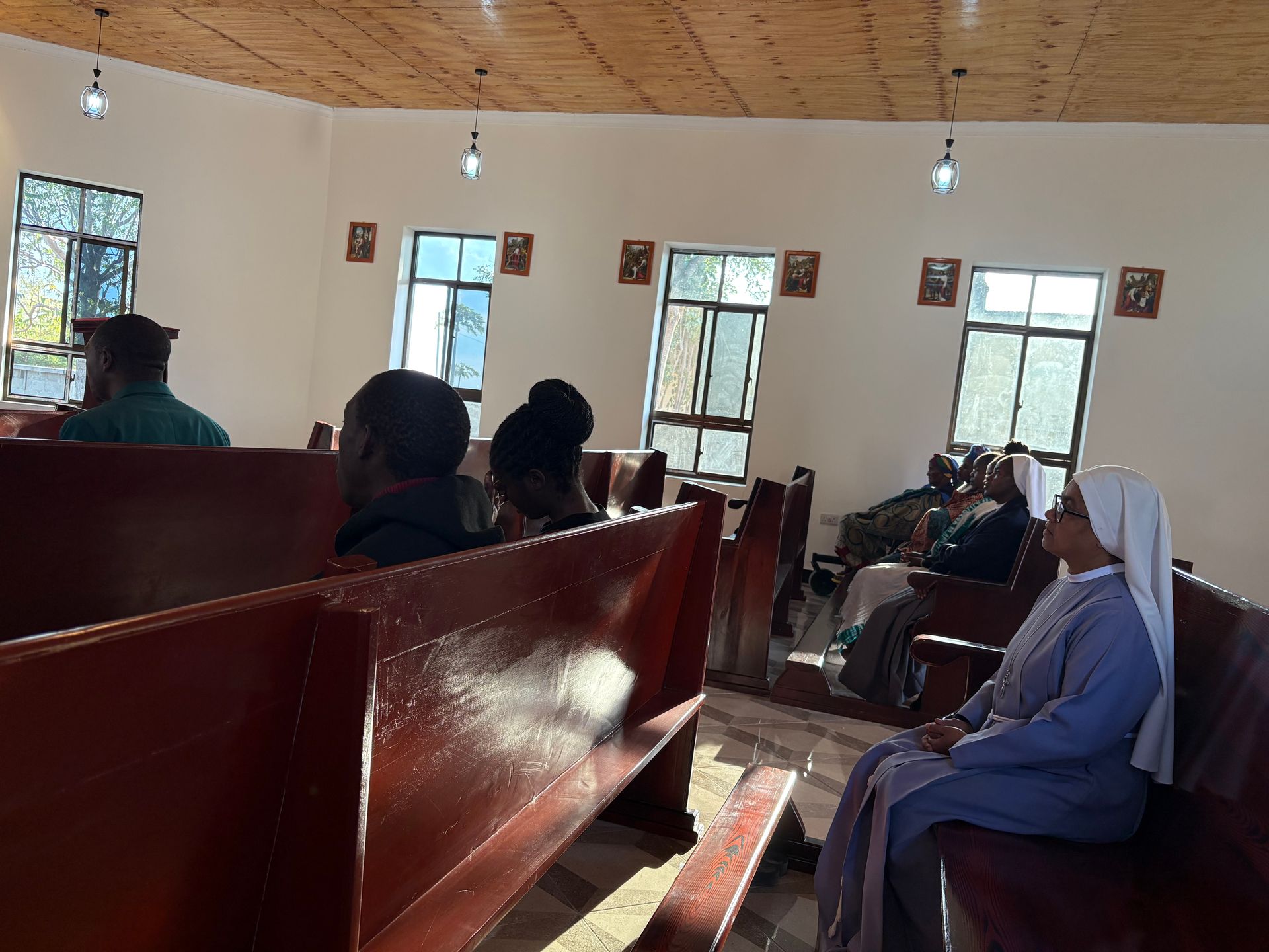 Mass held at the Inuka Chapel