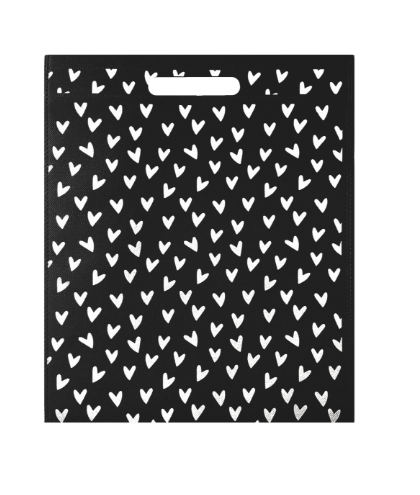 Non woven tas | Hartjes Zwart