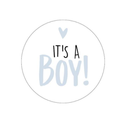 Sticker | It's a boy | 5 stuks