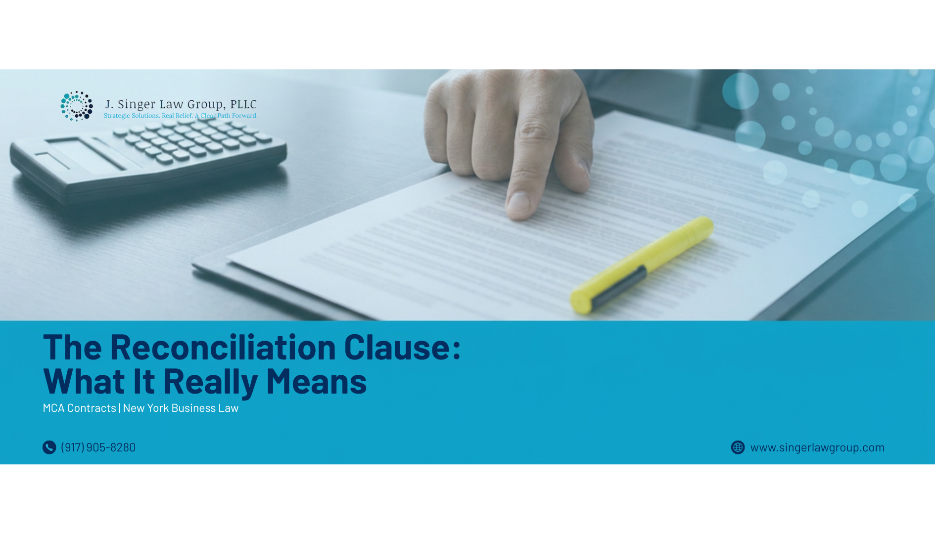 Reconciliation clause