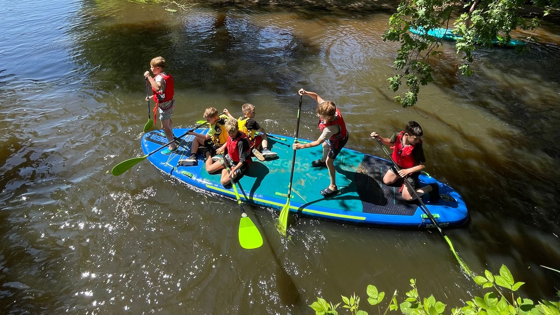 MegaSUP van Let's Row SUPverhuur in Veghel