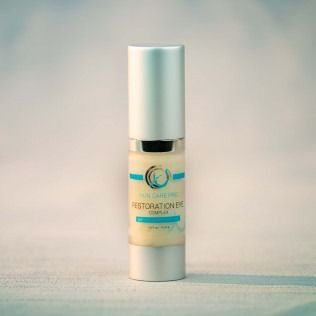 A tube of eye cream labeled 
