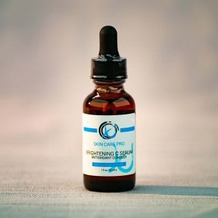 Brown serum bottle with dropper, 