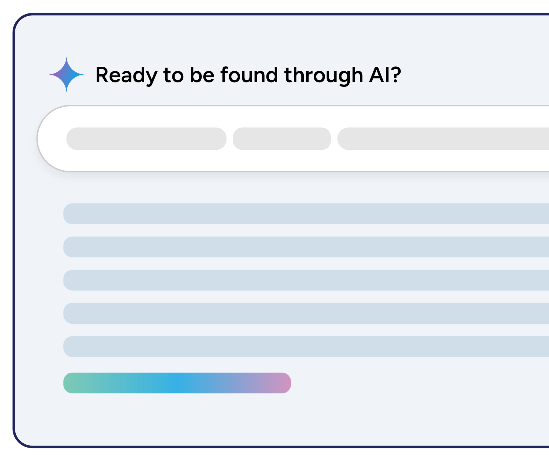 User interface with progress bars in shades of blue and purple.