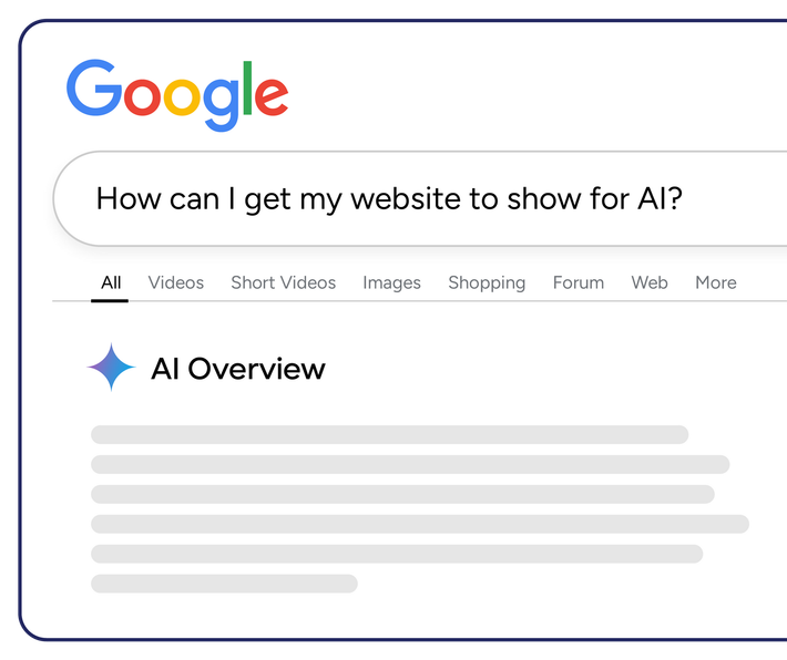 Google search: user query 