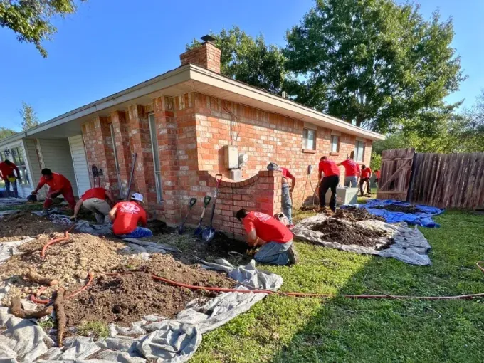 An image showing Texas Foundation Repair services enhancing home stability and value with a reasonable foundation repair cost.