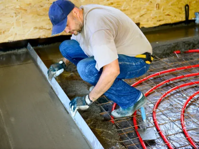 An image showing a Texas Foundation Repair team conducting a foundation inspection.