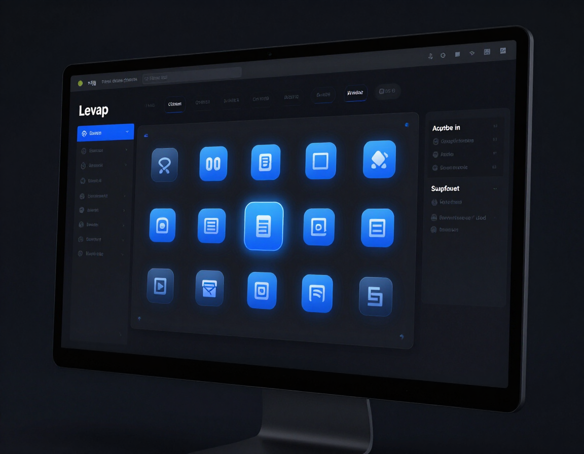 Website dashboard showing app and integration panel