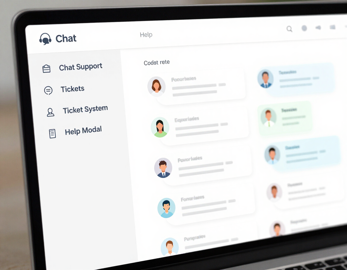 Kaboomasite support and help panel inside the editor