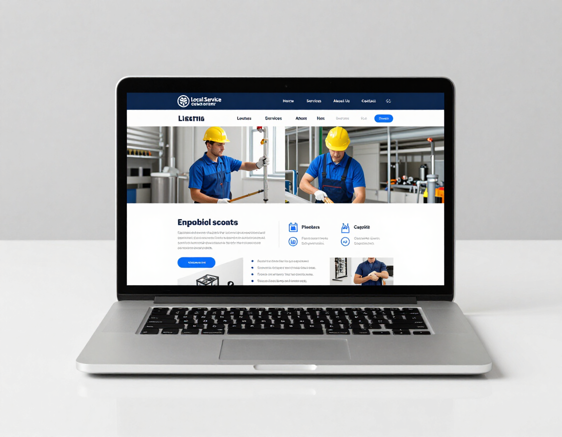 Local service business website template