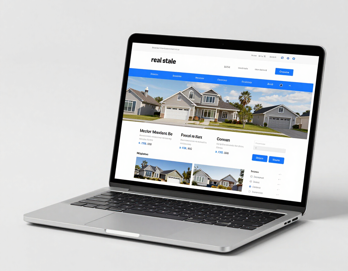 Real estate website template
