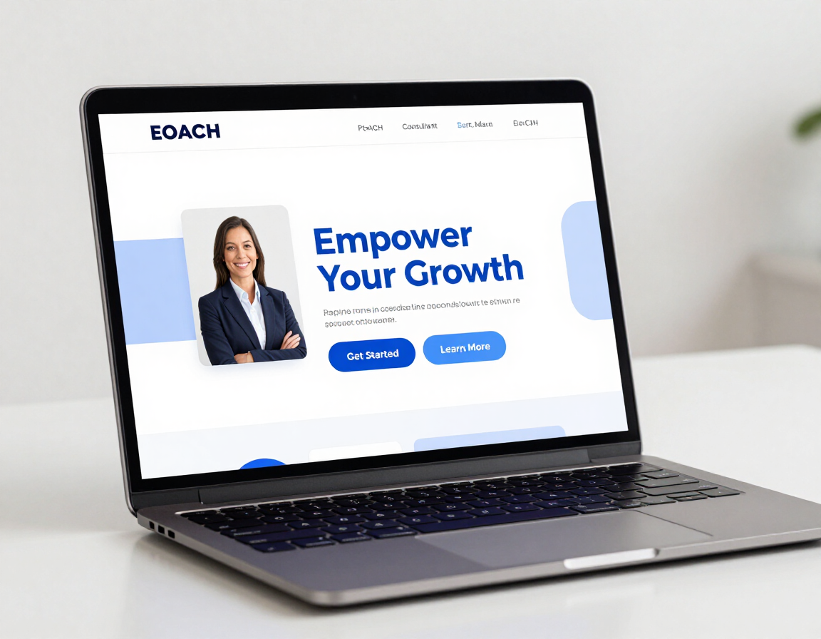 Coach and consultant website template