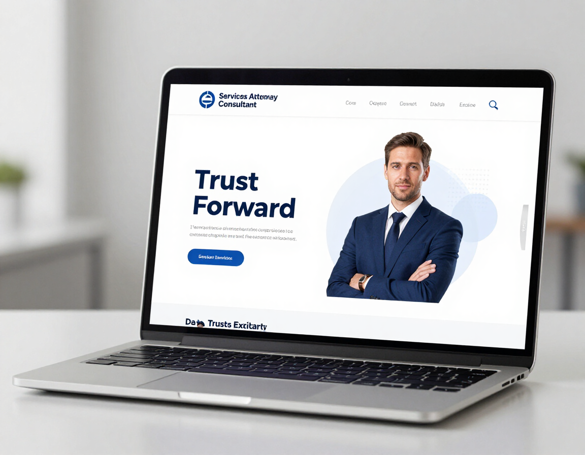 Professional services website template