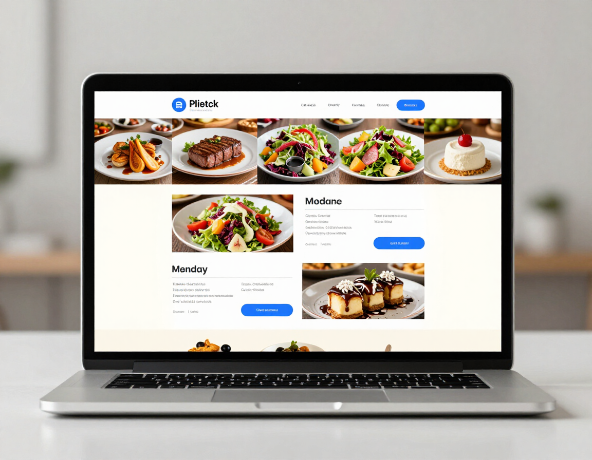 Restaurant website template