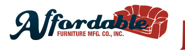 The logo for affordable furniture mfg co. inc.