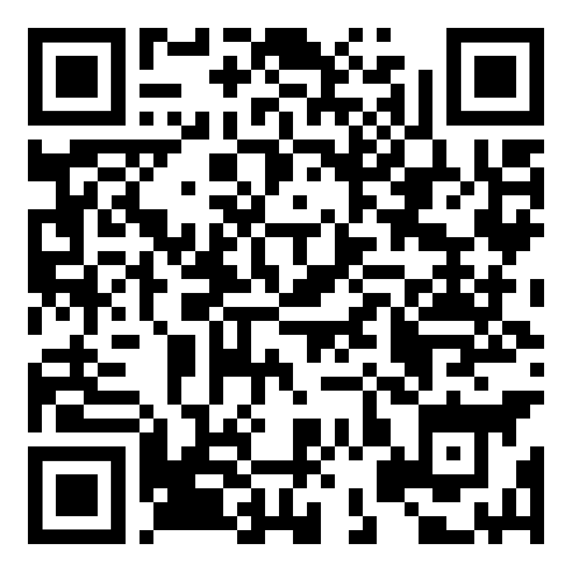 A black and white qr code on a white background.