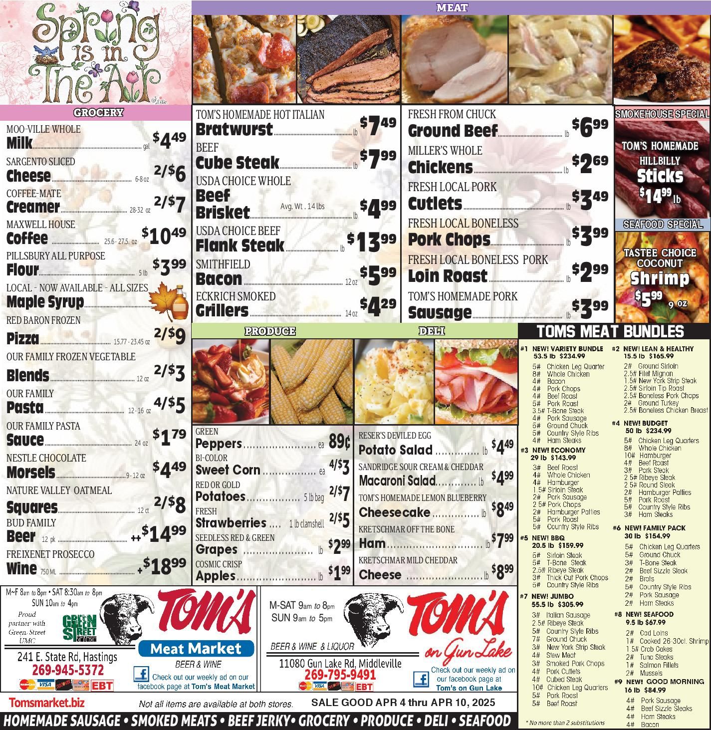 Event Catering & Deli | Tom's Meat Market | Middleville, MI