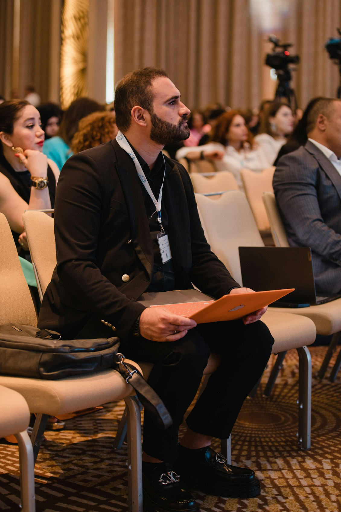 Ministers at a Conference Event watching a presentation