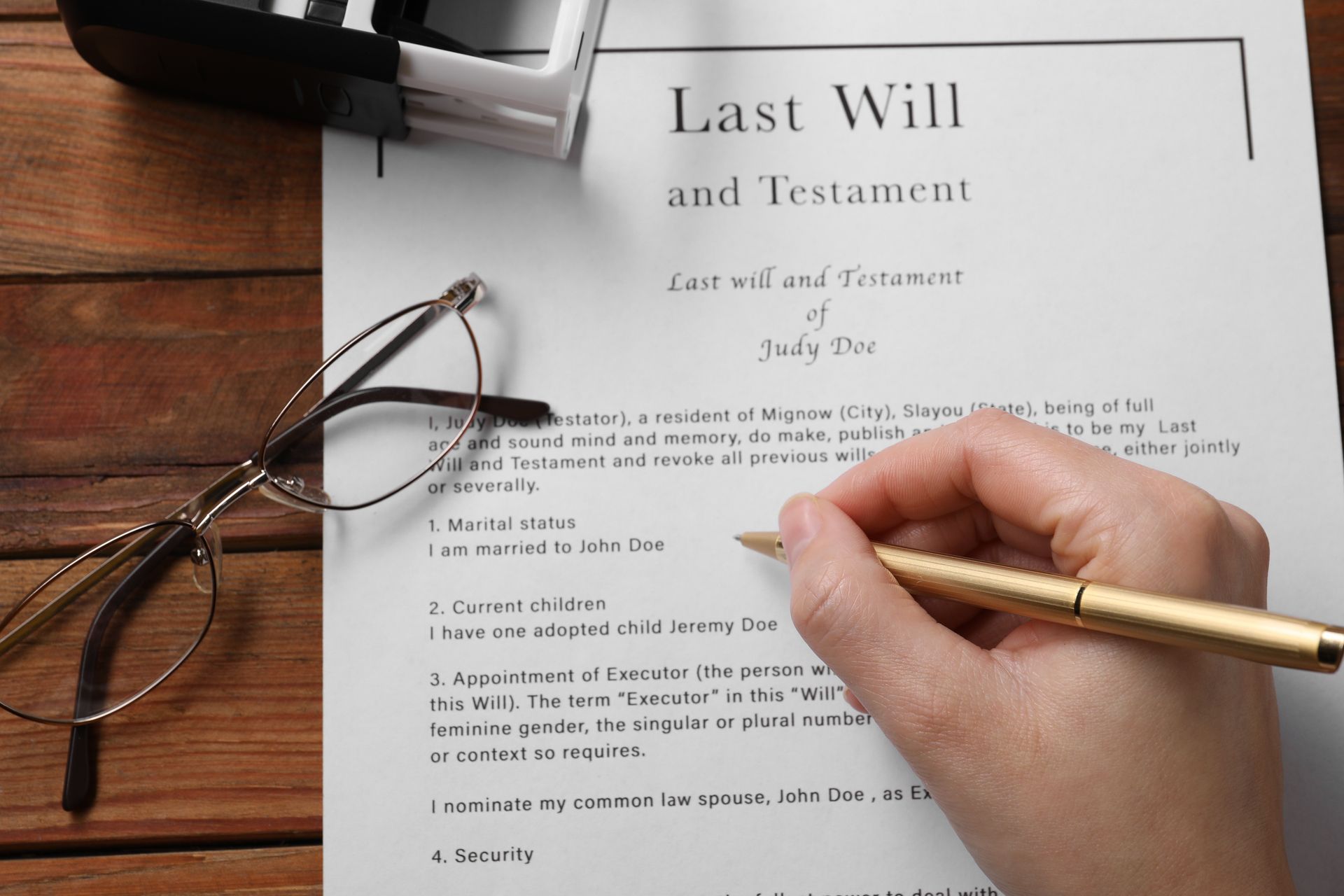 Probate Will Law