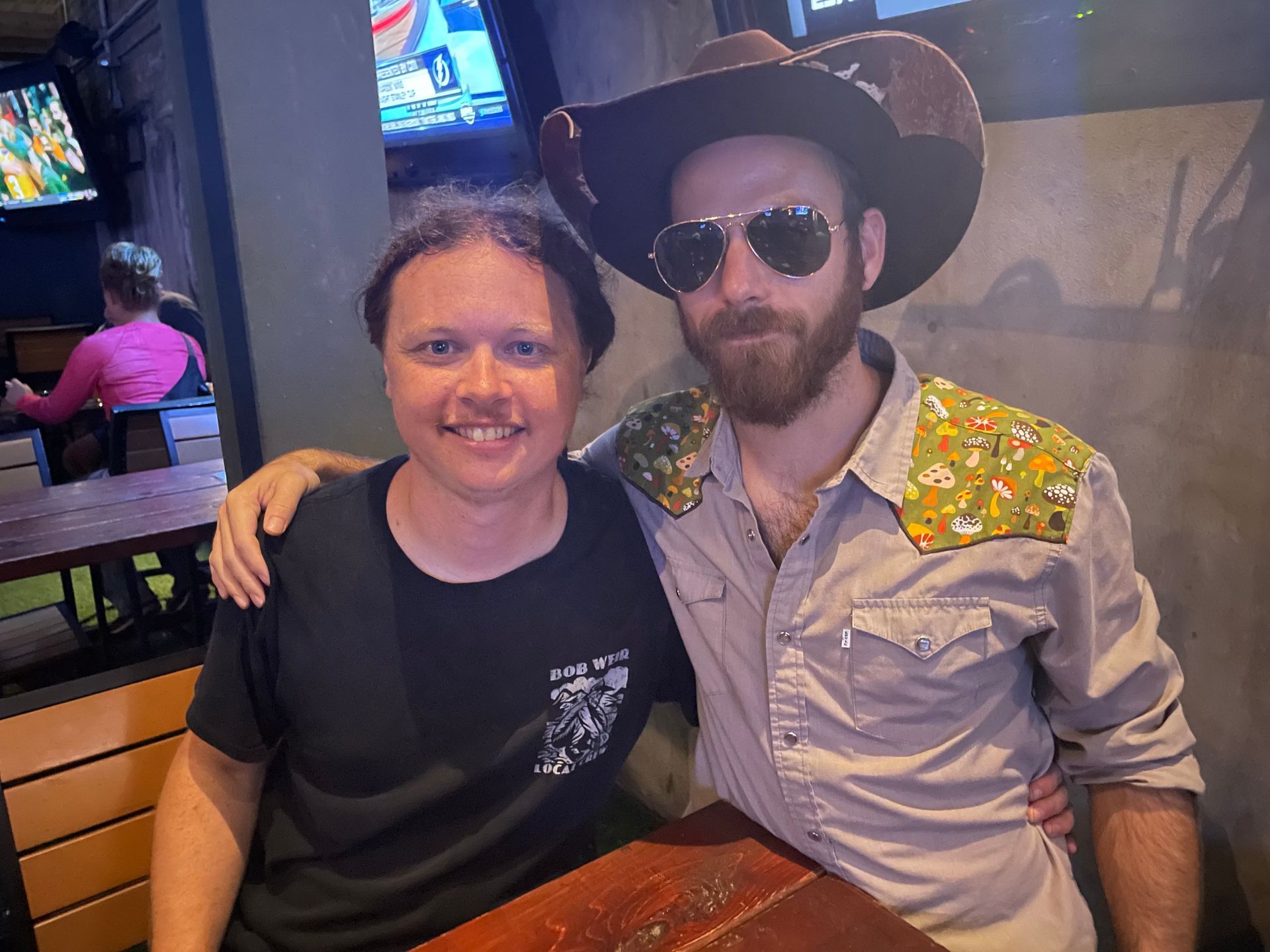 JR Williams with fan