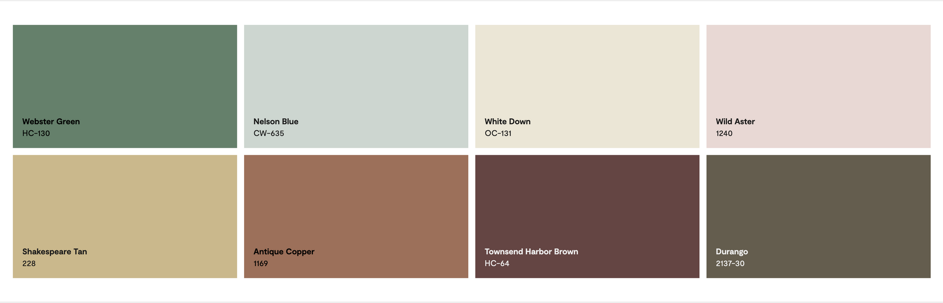 Benjamin Moore Color of the Year 2027 Webster Green HC-130