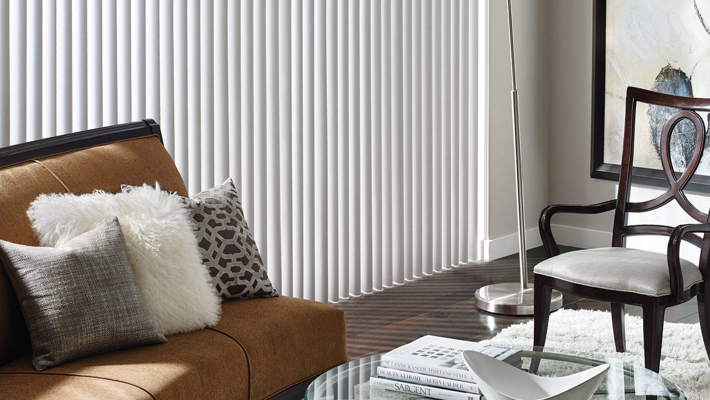 Hunter Douglas Cadence® Soft Vertical Blinds near Fort Lauderdale, Florida (FL) vertical blinds, motorized, fabric blinds