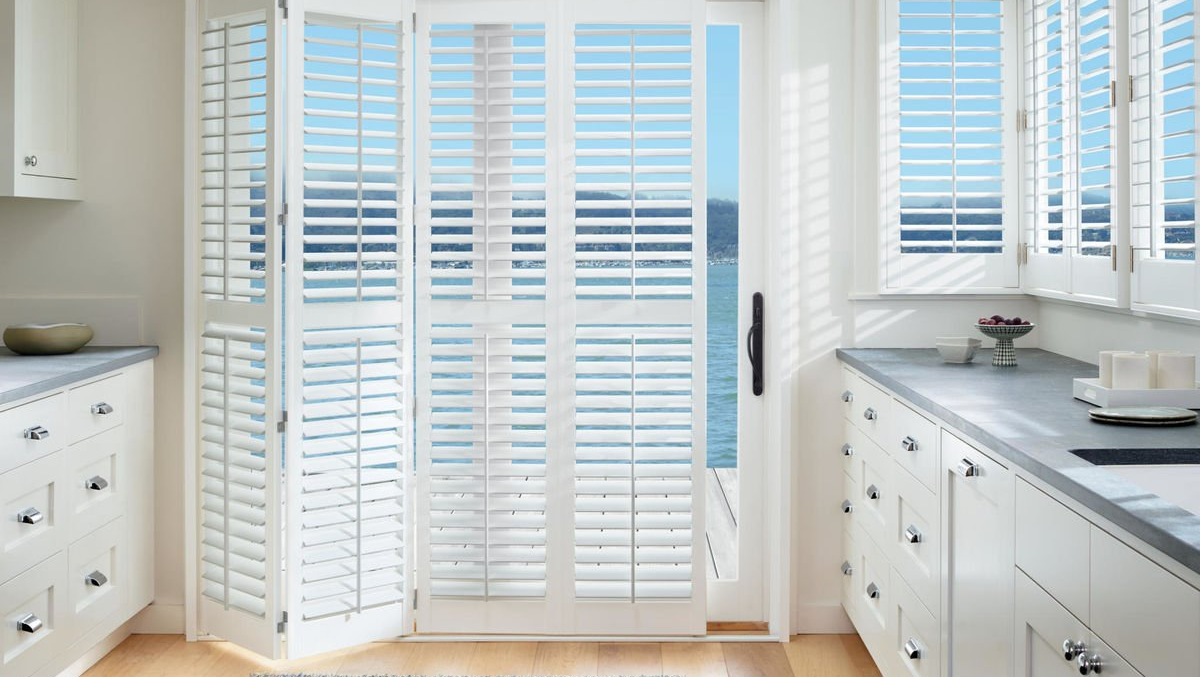 Hunter Douglas Palm Beach™ Polysatin™ Shutters Fort Lauderdale, Florida (FL) wood shutters, vinyl shutters, plantation shutters