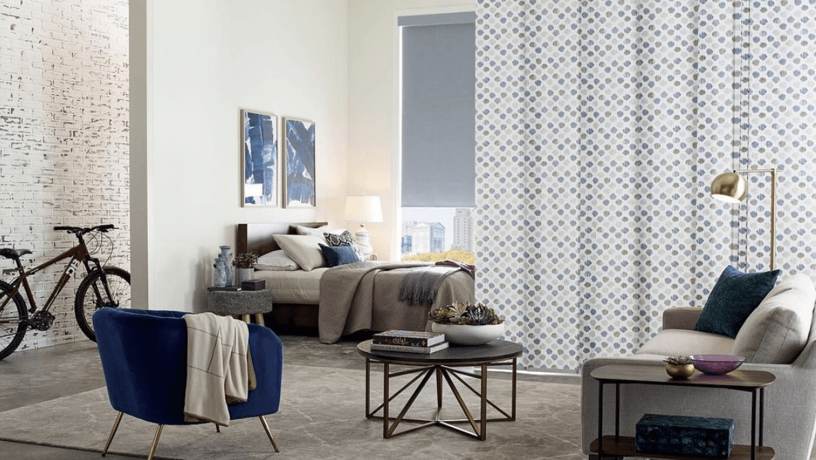 Hunter Douglas Skyline® Gliding Window Panels near Fort Lauderdale, Florida (FL) vertical blinds, motorized, fabric blinds