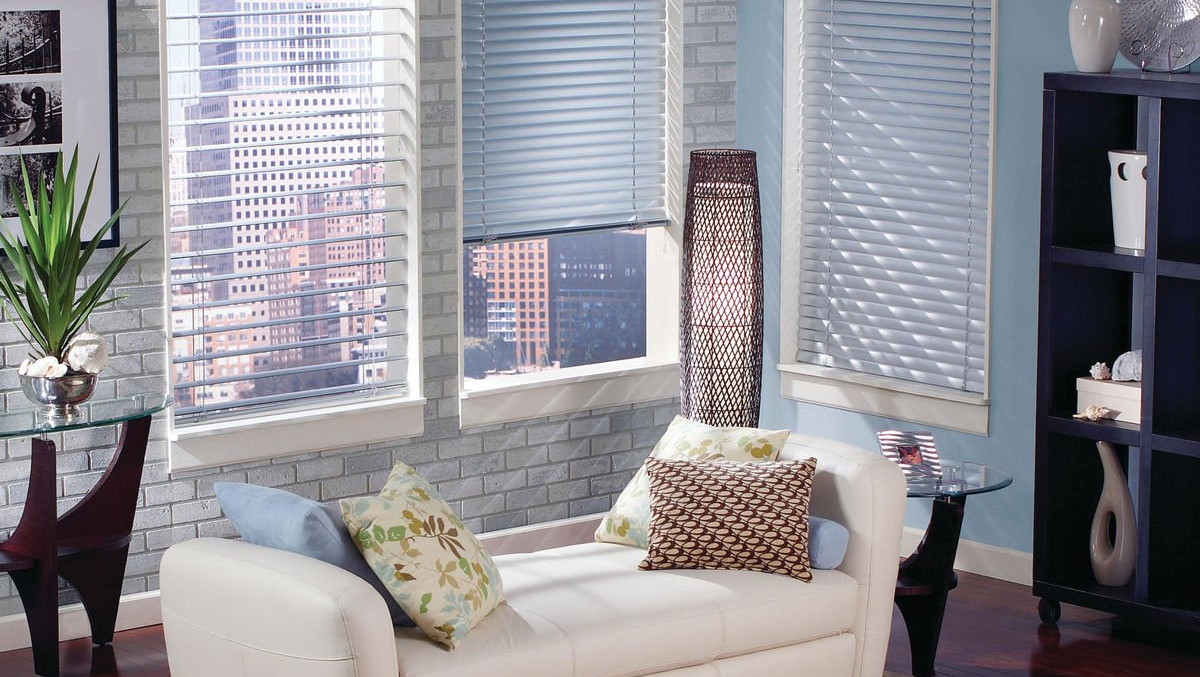 Hunter Douglas Modern Precious Metals® Aluminum Blinds Fort Lauderdale, Florida (FL) metal blinds, faux wood blinds
