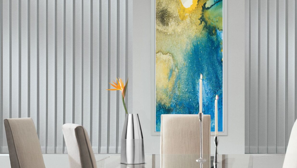 Hunter Douglas Somner® Custom Vertical Blinds near Fort Lauderdale, Florida (FL) vertical blinds, motorized, fabric blinds