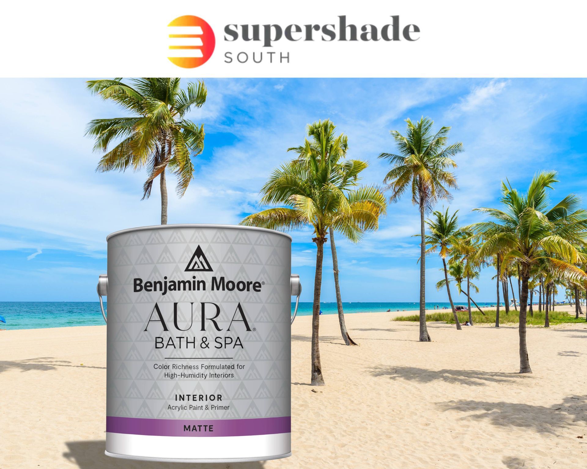 Benjamin Moore Aura® Bath and Spa Paint near Ft. Lauderdale, Forida (FL)