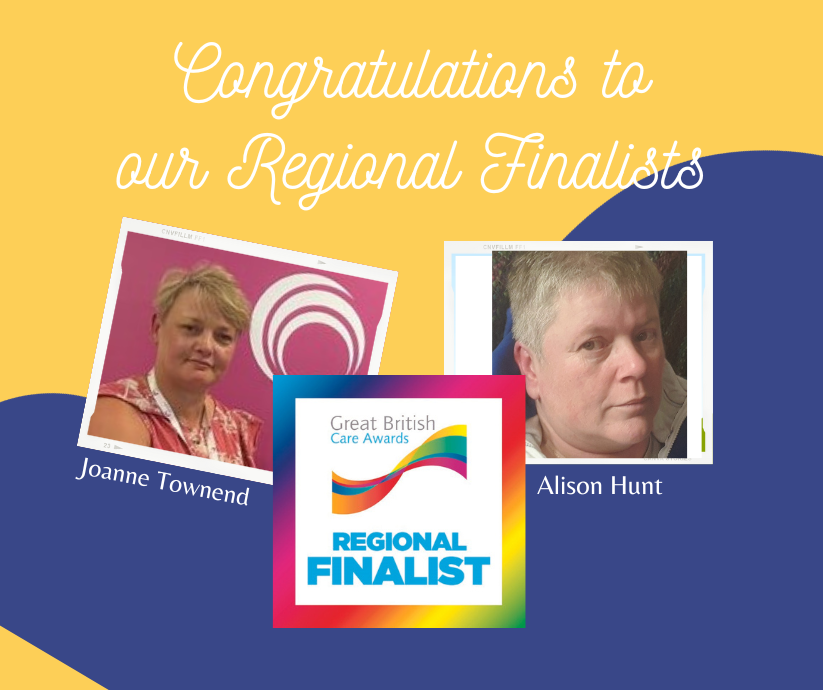 congratulations to our regional finalists joanne townend and alison hunt