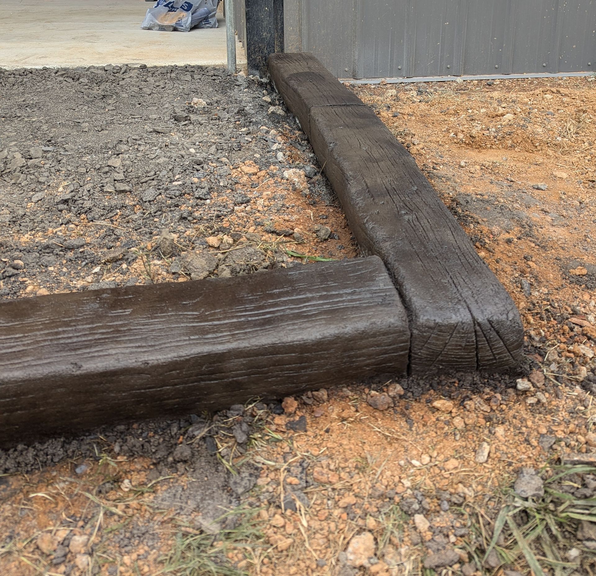 Moroccan Natural Stone Landscaping Garden Bed Home Residential The Curb Guy Marcus MrCurber Arkansas