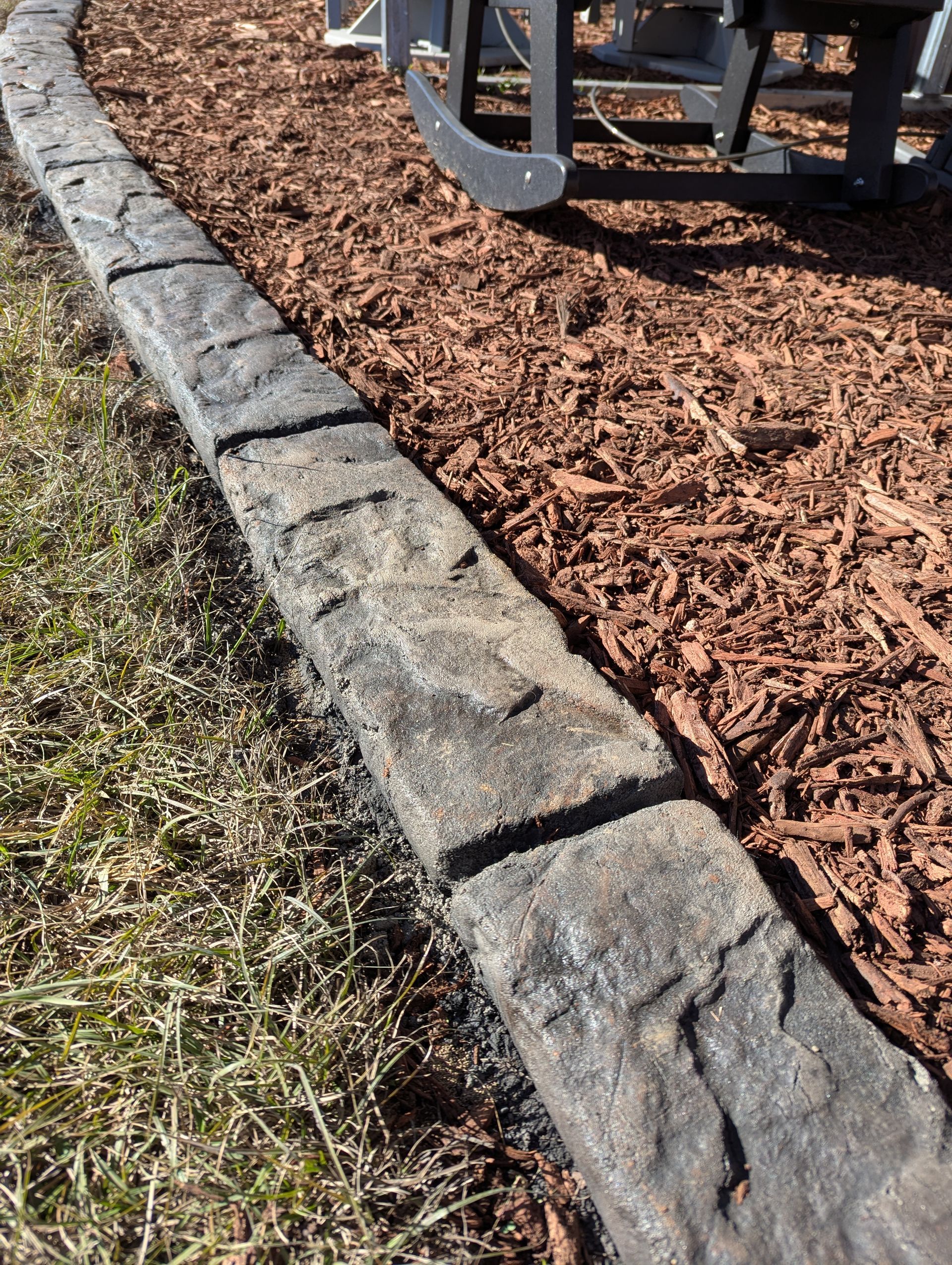 Moroccan Natural Stone Landscaping Play Sand Pit Home Residential The Curb Guy Marcus MrCurber Arkansas
