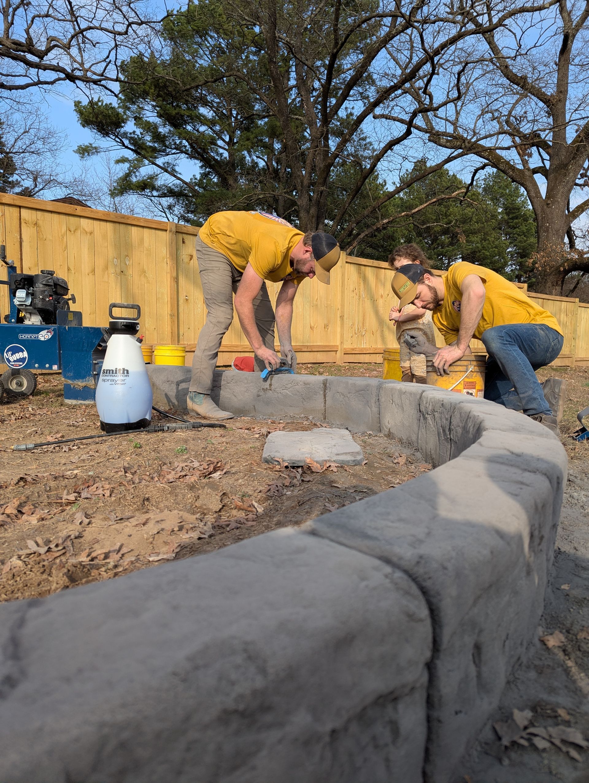 The Process Custom Stamped Edging Landscaping Garden Bed Home Residential The Curb Guy Marcus MrCurber Arkansas