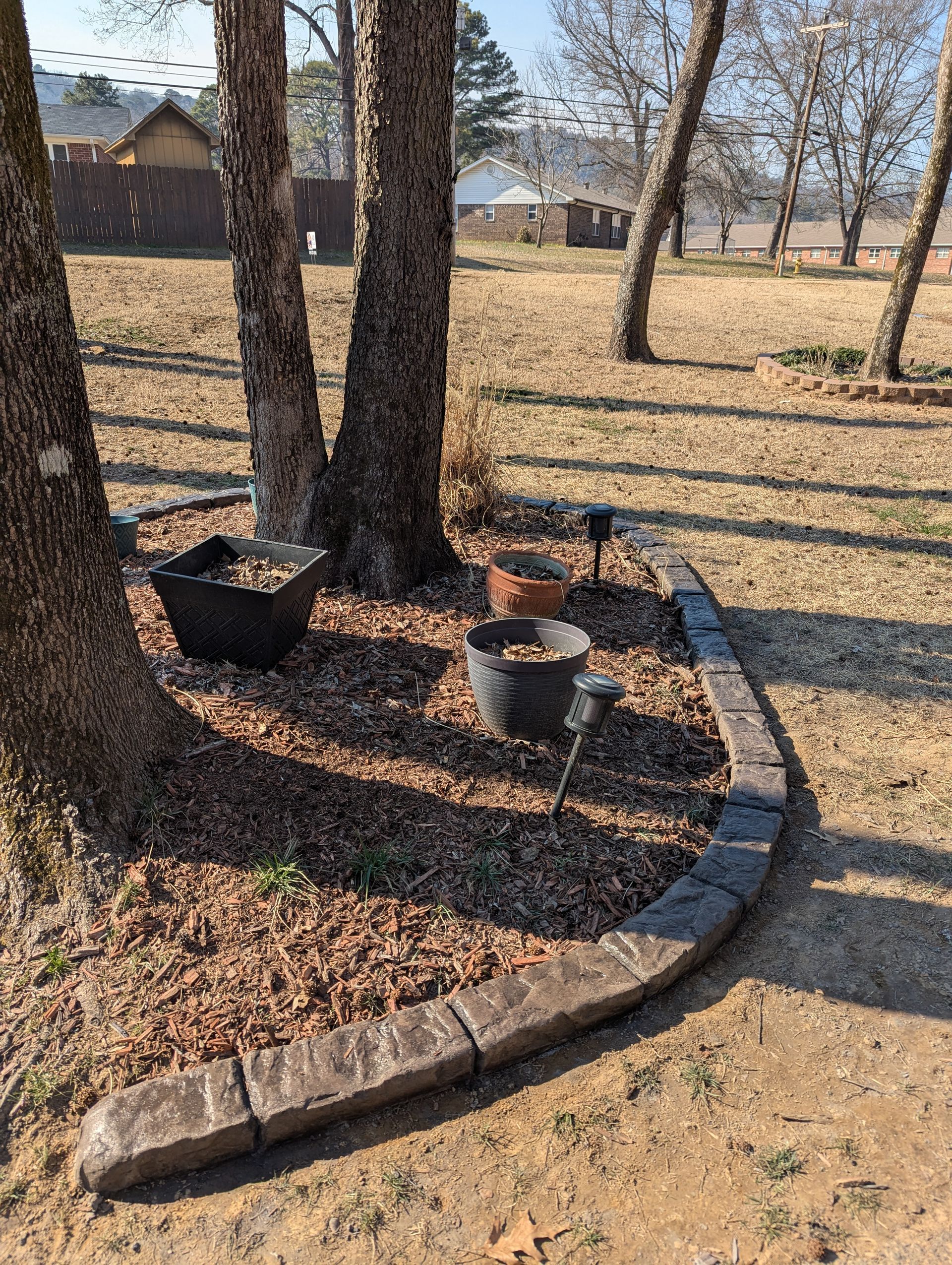 Custom Stamped Edging Gutter Splash Pad Landscaping Garden Bed Home Residential The Curb Guy Marcus MrCurber Arkansas