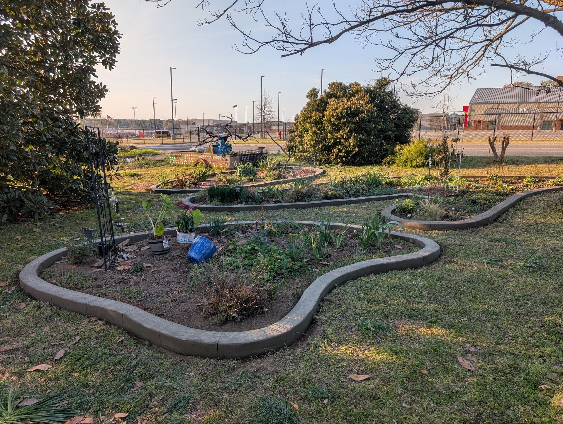 Custom Stamped Edging Garden Bed  Landscaping Home Residential The Curb Guy Marcus MrCurber Arkansas