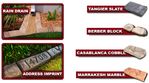 Curb Customization The Curb Guy Mr Curber Arkansas Moroccan Natural Stone Samples