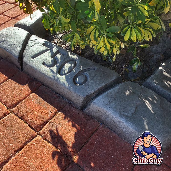 Custom Concrete Curbing The Curb Guy Mr Curber Landscaping Arkansas Moroccan Natural Stone