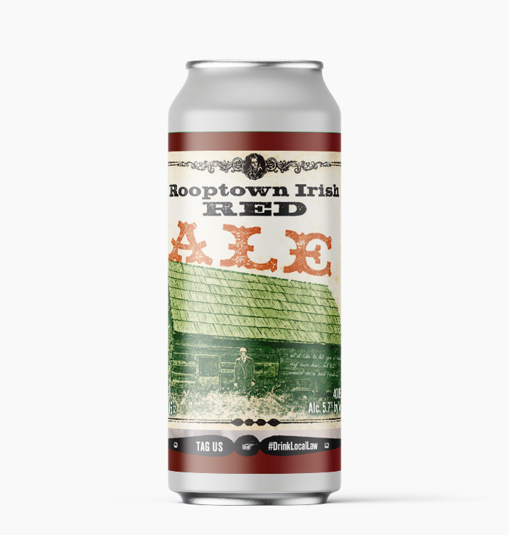 Rooptown Irish Red Ale 16 oz Can