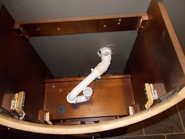 Fashion Sink Before — Plumbing installation in Mcdonough, GA